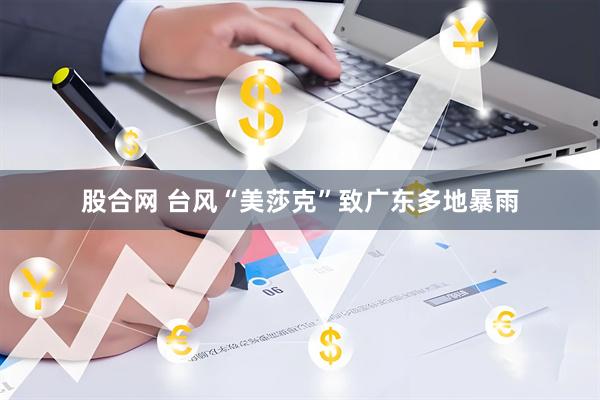股合网 台风“美莎克”致广东多地暴雨